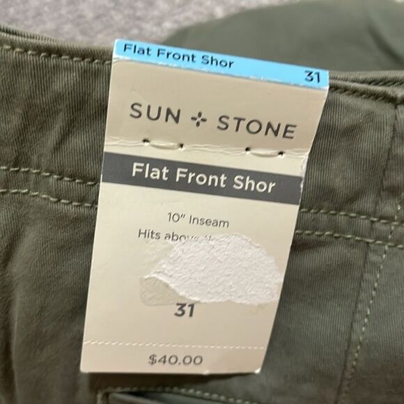 NWT- Sun + Stone- 31. Flat Front Short - Picture 6 of 10